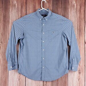 Vineyard Vines Performance Mens Large Classic Fit Tucker Shirt Blue Button Down